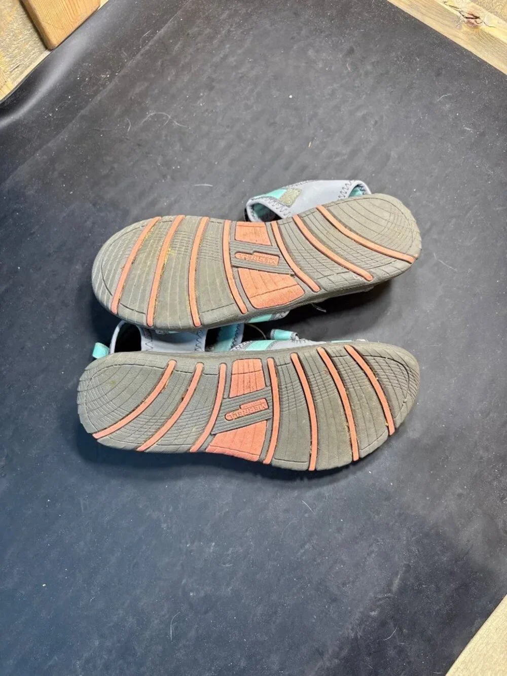 Merrell M-Hydro Creek Unisex Kids Sandals MK162555 Youth Size US 4M Grey Blue